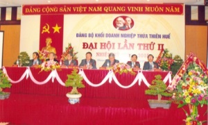 Đảng bộ Khối Doanh nghiệp tỉnh Thừa Thiên Huế khẳng định vai trò lãnh đạo phát triển kinh tế - xã hội